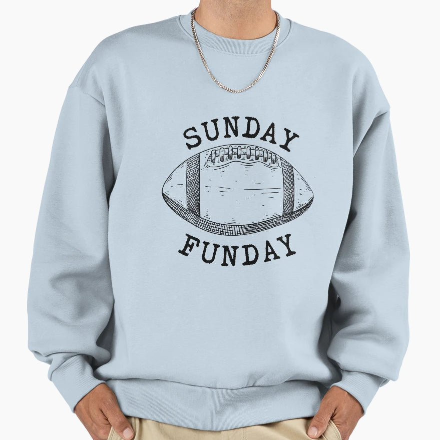 Sunday Funday Football Sweatshirt - Unique Graphic for Adults - T-Shirt, Sweatshirt, Hoodie