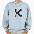 Personalized Basketball Initial K Sweatshirt - Novelty Apparel for Adults - T-Shirt, Sweatshirt, Hoodie