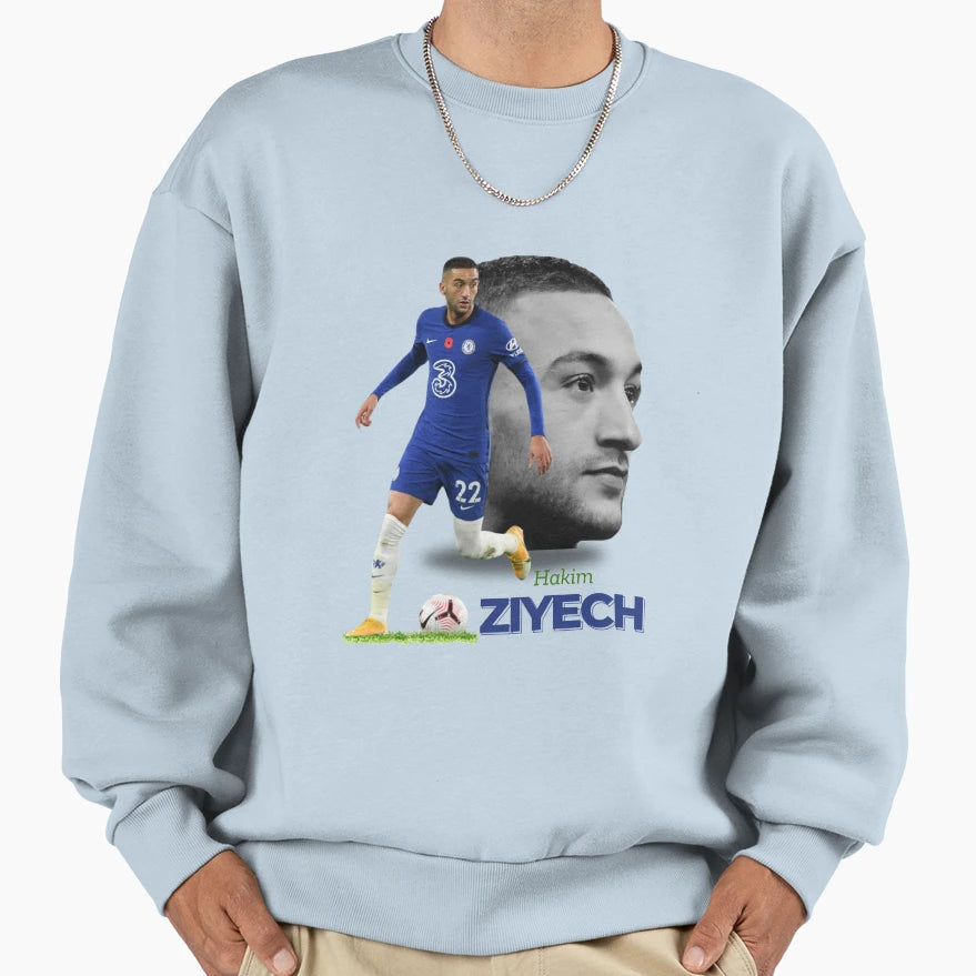 Hakim Ziyech T-Shirt - Custom Art Print Unisex - T-Shirt, Sweatshirt, Hoodie