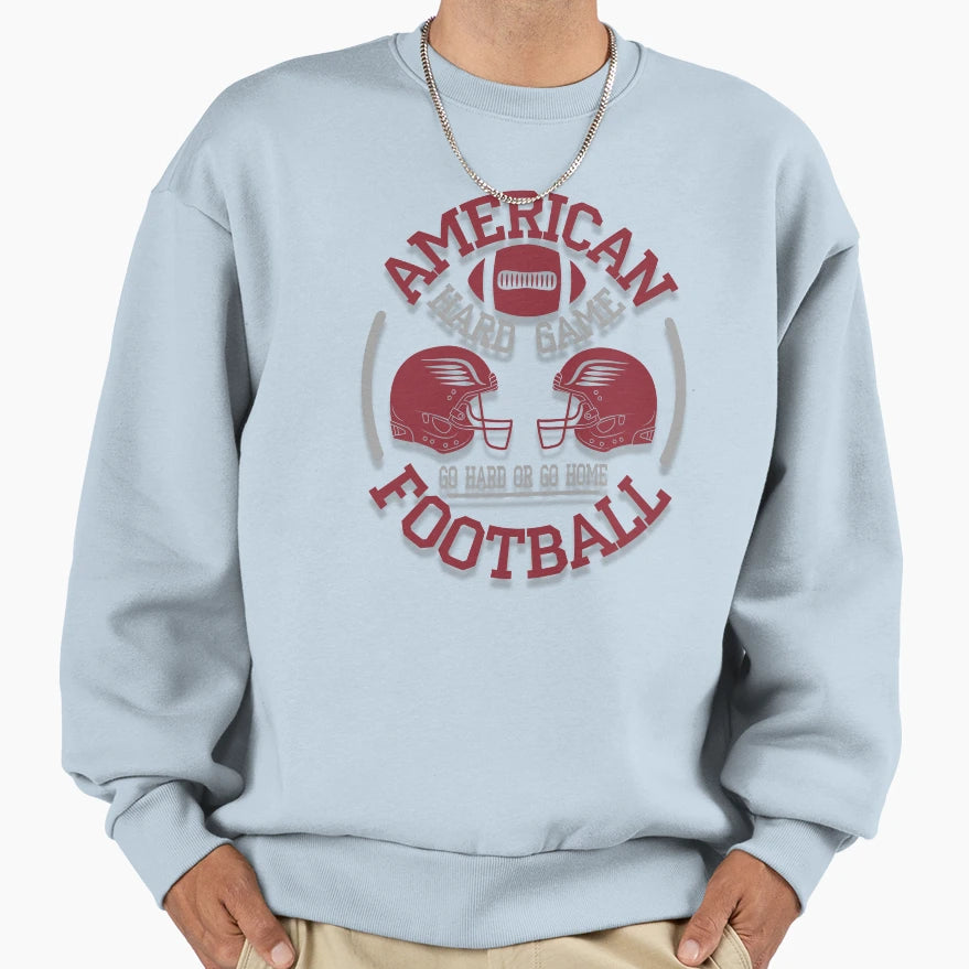 American Football Sweatshirt - Graphic Print Men Women - T-Shirt, Sweatshirt, Hoodie