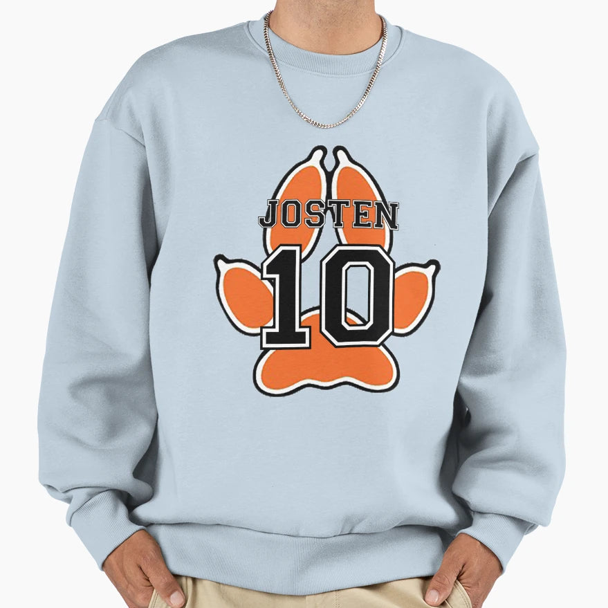 Foxhole Court Josten Paw Sweatshirt - Graphic Print Men Women - T-Shirt, Sweatshirt, Hoodie