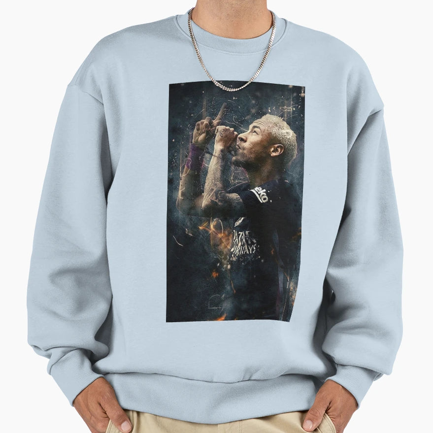 Illustration Neymar Sweatshirt - Custom Art Print for Adults - T-Shirt, Sweatshirt, Hoodie
