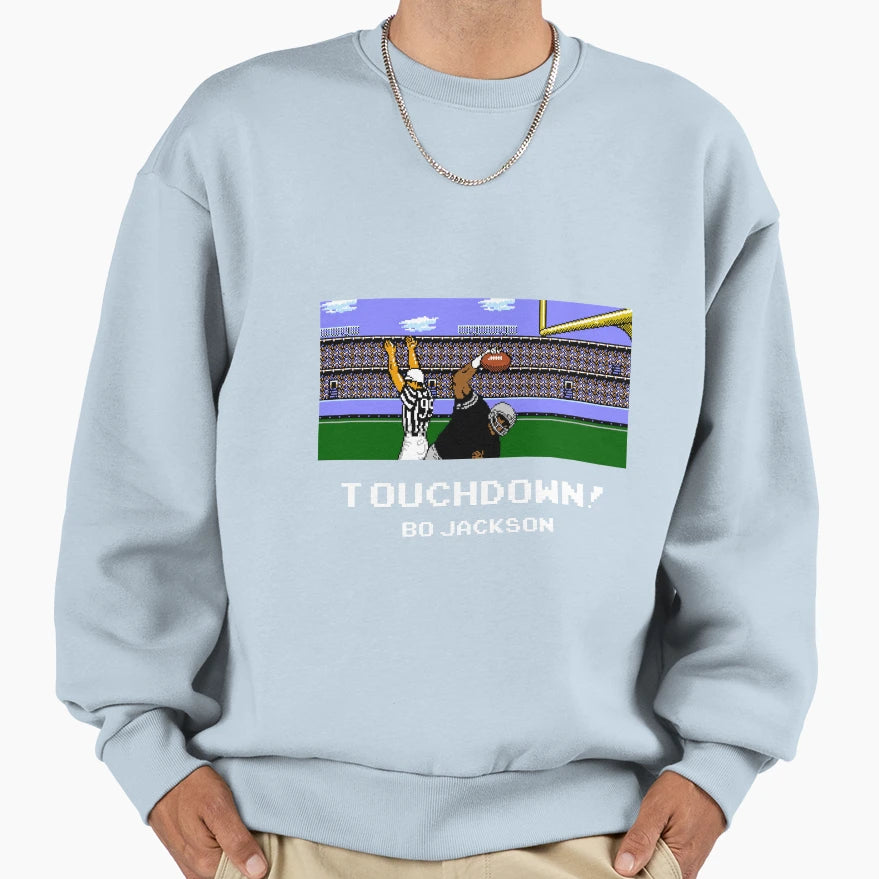 Touchdown Bo Sweatshirt - Aesthetic Graphic for Adults - T-Shirt, Sweatshirt, Hoodie
