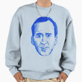Cage Ballpoint Blue Original Pen Sweatshirt - Graphic Print Men Women - T-Shirt, Sweatshirt, Hoodie