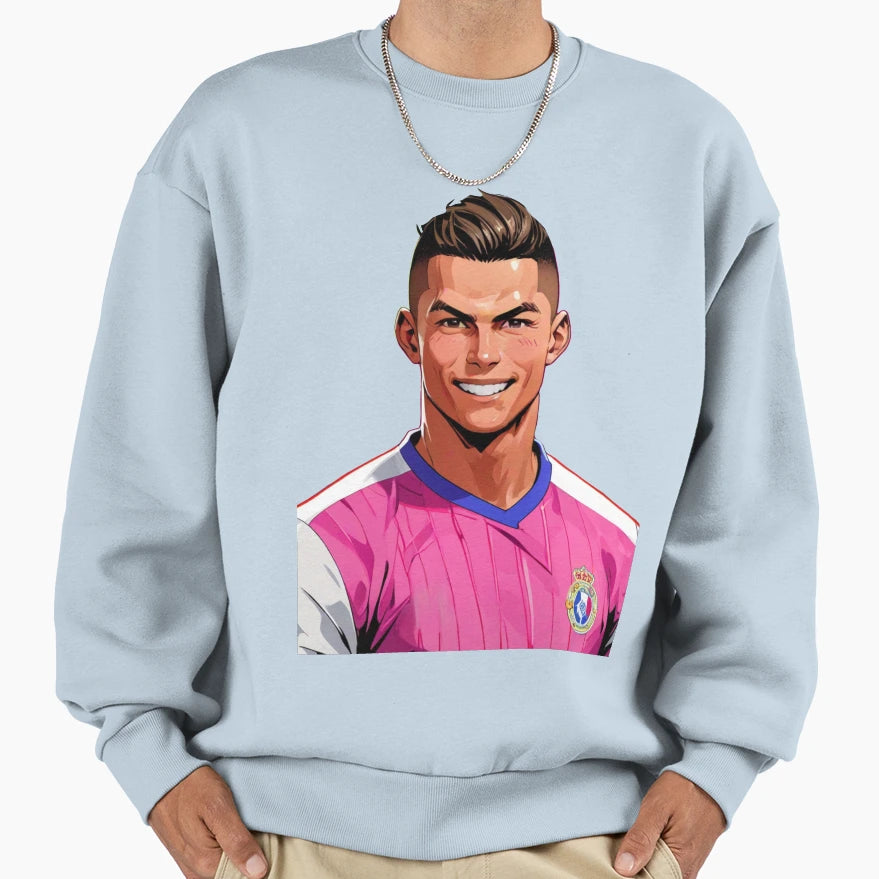 Cr7 Cristiano Ronaldo Sweatshirt - Custom Art Print Men Women - T-Shirt, Sweatshirt, Hoodie