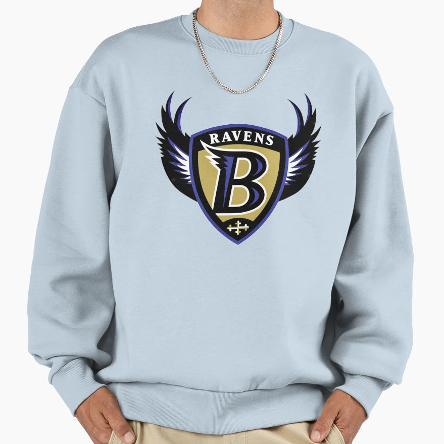 Ravens Sweatshirt - Custom Art Print Unisex - T-Shirt, Sweatshirt, Hoodie