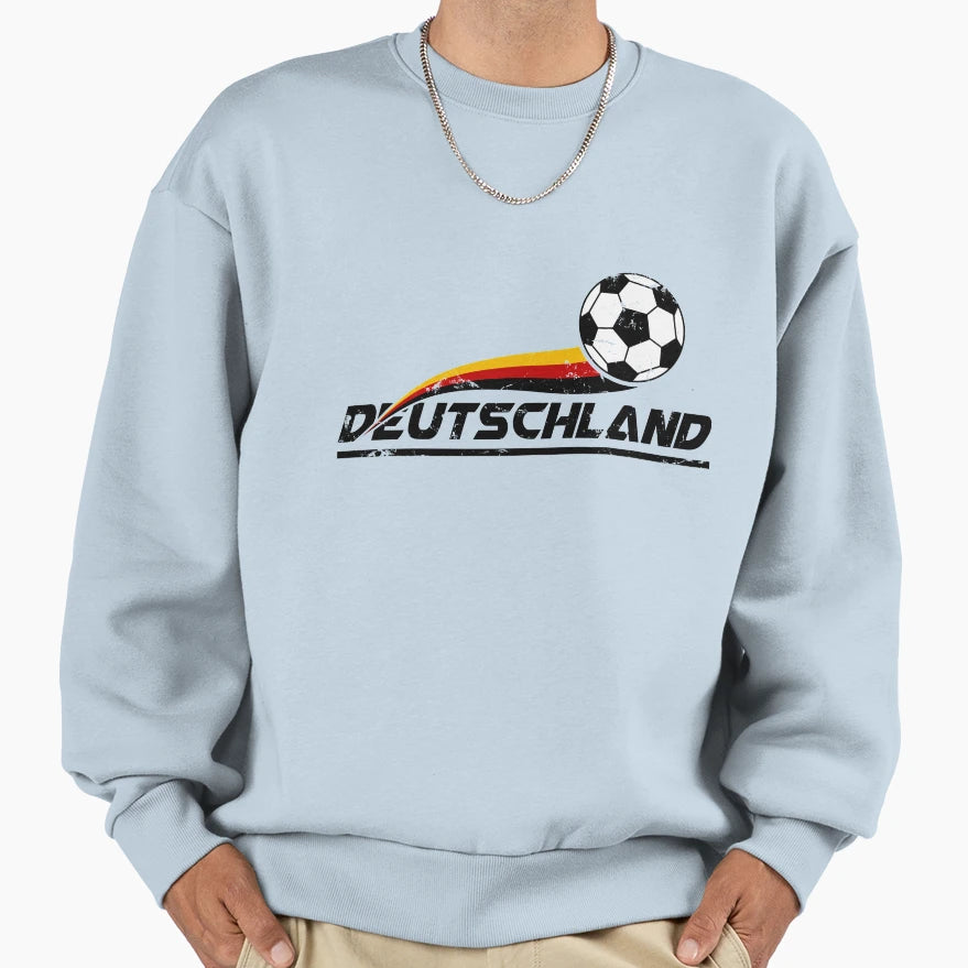 Soccer Germany Flag Fan League Sweatshirt - Aesthetic Graphic Men Women - T-Shirt, Sweatshirt, Hoodie
