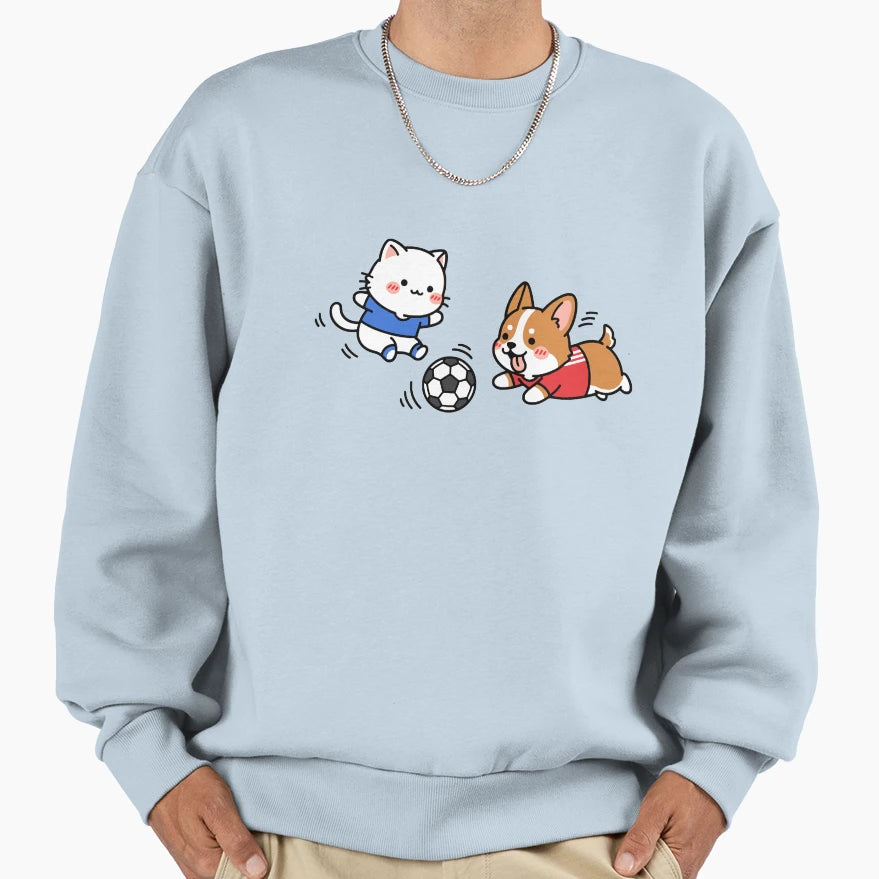 Football Friends Sweatshirt - Casual Everyday Wear Men Women - T-Shirt, Sweatshirt, Hoodie