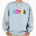 Cmyk Rock Designer Printing Office Sweatshirt - Minimalist Print Unisex - T-Shirt, Sweatshirt, Hoodie