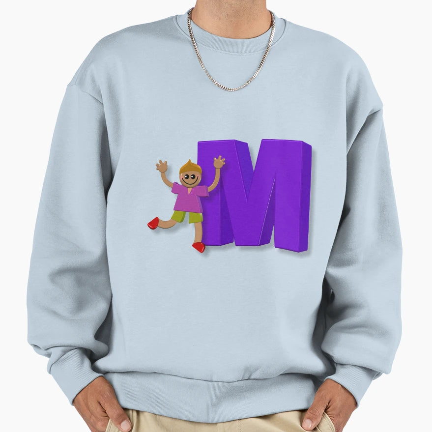 Letters Ywzm 9 Sweatshirt - Streetwear Style Men Women - T-Shirt, Sweatshirt, Hoodie
