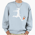 Womens Soccer Fire Sweatshirt - Graphic Print Men Women - T-Shirt, Sweatshirt, Hoodie