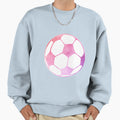 Purple Soccer Ball Sweatshirt - Fun Novelty Design for Adults - T-Shirt, Sweatshirt, Hoodie