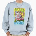 Brasil Argentina B Sweatshirt - Trendy Graphic Unisex - T-Shirt, Sweatshirt, Hoodie