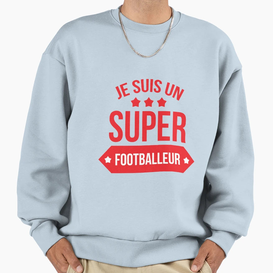 Football Footballer Sweatshirt - Novelty Apparel Men Women - T-Shirt, Sweatshirt, Hoodie