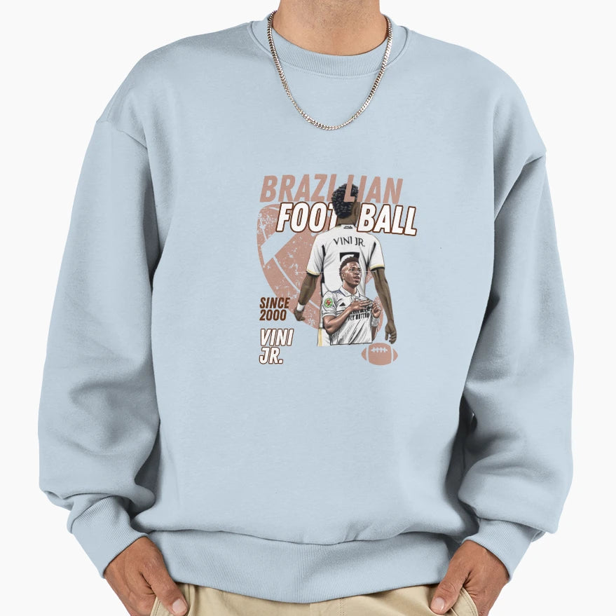 Vini Jr Football Art T-Shirt - Unique Graphic for Adults - T-Shirt, Sweatshirt, Hoodie