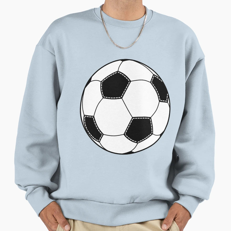 Soccer Ball Sweatshirt - Unique Graphic Unisex - T-Shirt, Sweatshirt, Hoodie