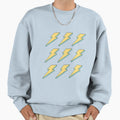 Colorful Lightning Bolts Sweatshirt - Unique Graphic Unisex - T-Shirt, Sweatshirt, Hoodie