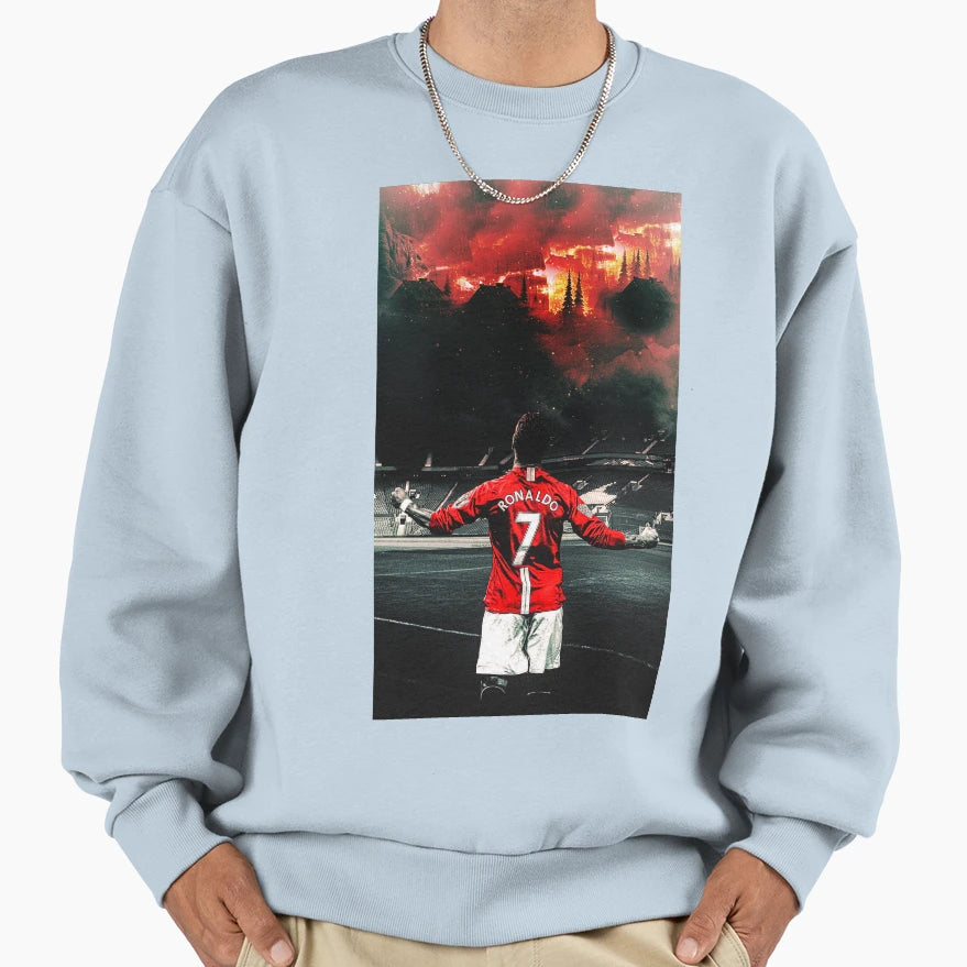 Cristiano Ronaldo Manchester Sweatshirt - Streetwear Style Men Women - T-Shirt, Sweatshirt, Hoodie