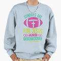 Sundays Are Jesus And Football Sweatshirt - Custom Art Print Unisex - T-Shirt, Sweatshirt, Hoodie