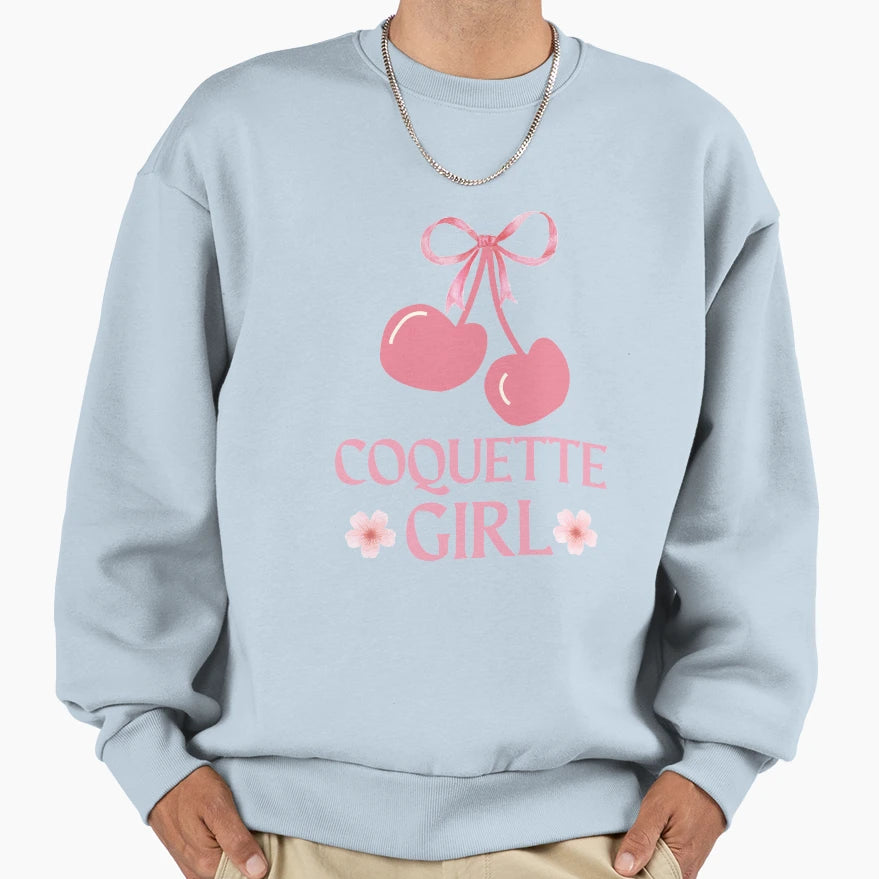 Coquette Sweatshirt - Streetwear Style for Adults - T-Shirt, Sweatshirt, Hoodie