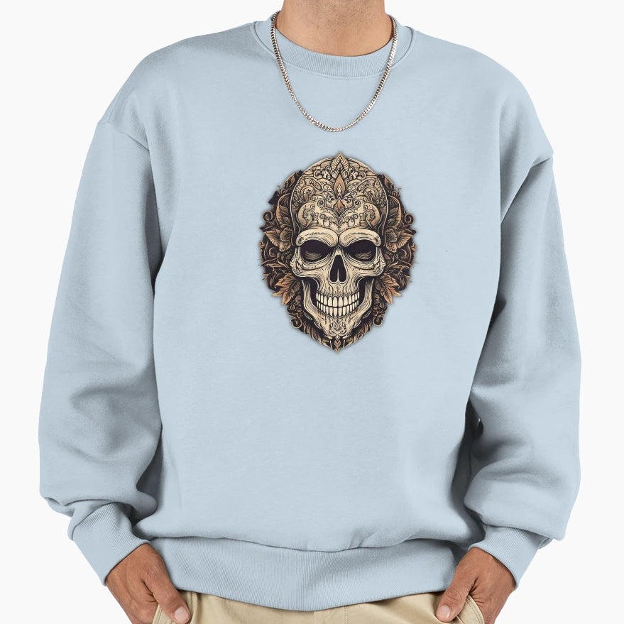 Scull Life Is Short And Quickly Skull Sweatshirt - Graphic Print Unisex - T-Shirt, Sweatshirt, Hoodie