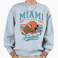 Miami Football Sweatshirt - Minimalist Print Men Women - T-Shirt, Sweatshirt, Hoodie
