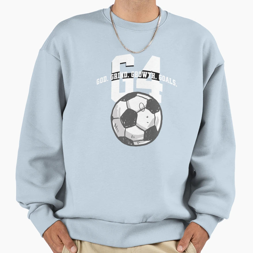 God Grind Growth Goals Sweatshirt - Trendy Graphic for Adults - T-Shirt, Sweatshirt, Hoodie