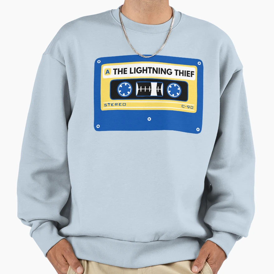 Lightning Thief Sweatshirt - Novelty Apparel for Adults - T-Shirt, Sweatshirt, Hoodie