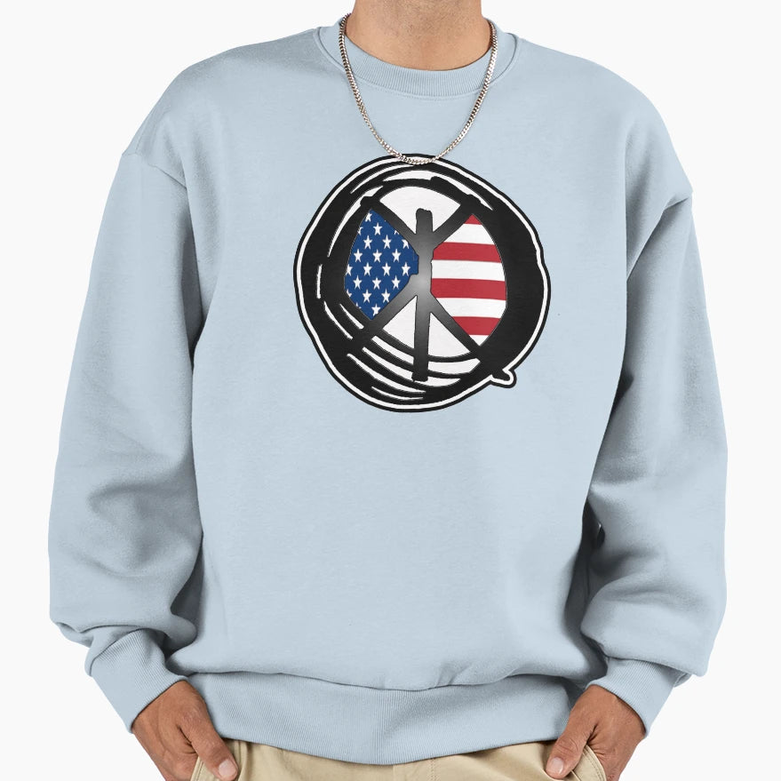 American Peace Sweatshirt - Trendy Graphic for Adults - T-Shirt, Sweatshirt, Hoodie