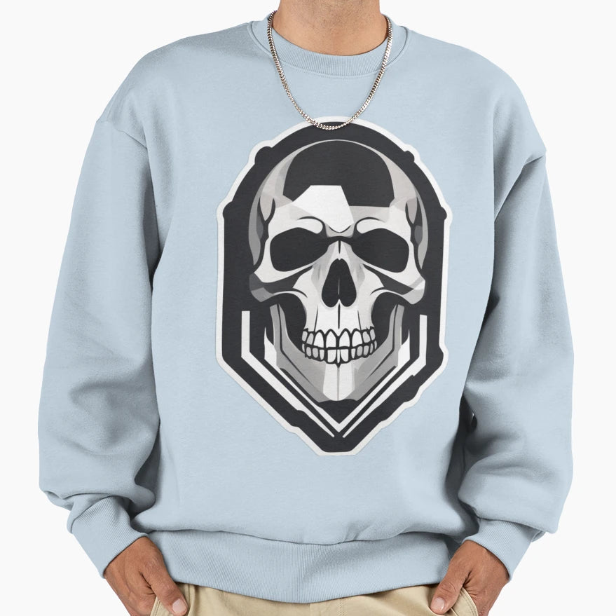Skull Sweatshirt - Unique Graphic for Adults - T-Shirt, Sweatshirt, Hoodie