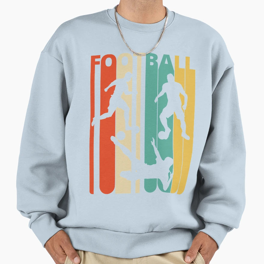 Football Silhouette Sweatshirt - Streetwear Style Unisex - T-Shirt, Sweatshirt, Hoodie