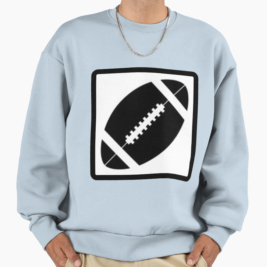 American Football Sweatshirt - Minimalist Print Men Women - T-Shirt, Sweatshirt, Hoodie