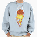 Basketball Flame Sweatshirt - Trendy Graphic Unisex - T-Shirt, Sweatshirt, Hoodie