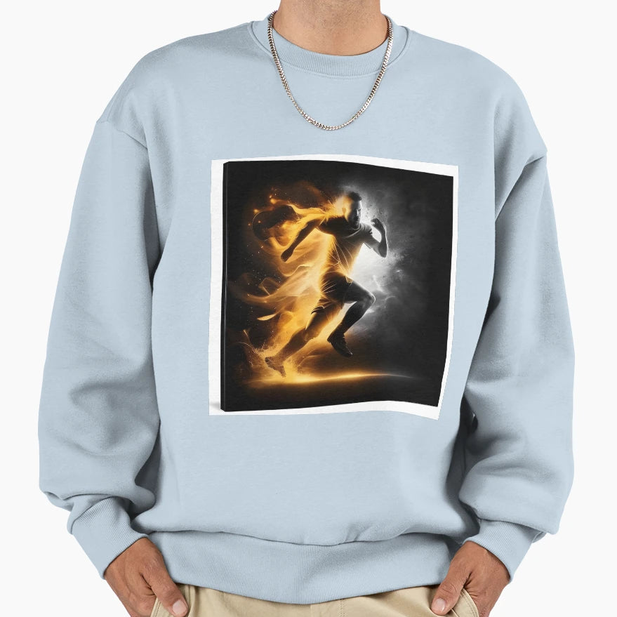 Soccer Player Football Player Sweatshirt - Custom Art Print Unisex - T-Shirt, Sweatshirt, Hoodie