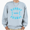 Sunday Funday Football Sweatshirt - Trendy Graphic Men Women - T-Shirt, Sweatshirt, Hoodie