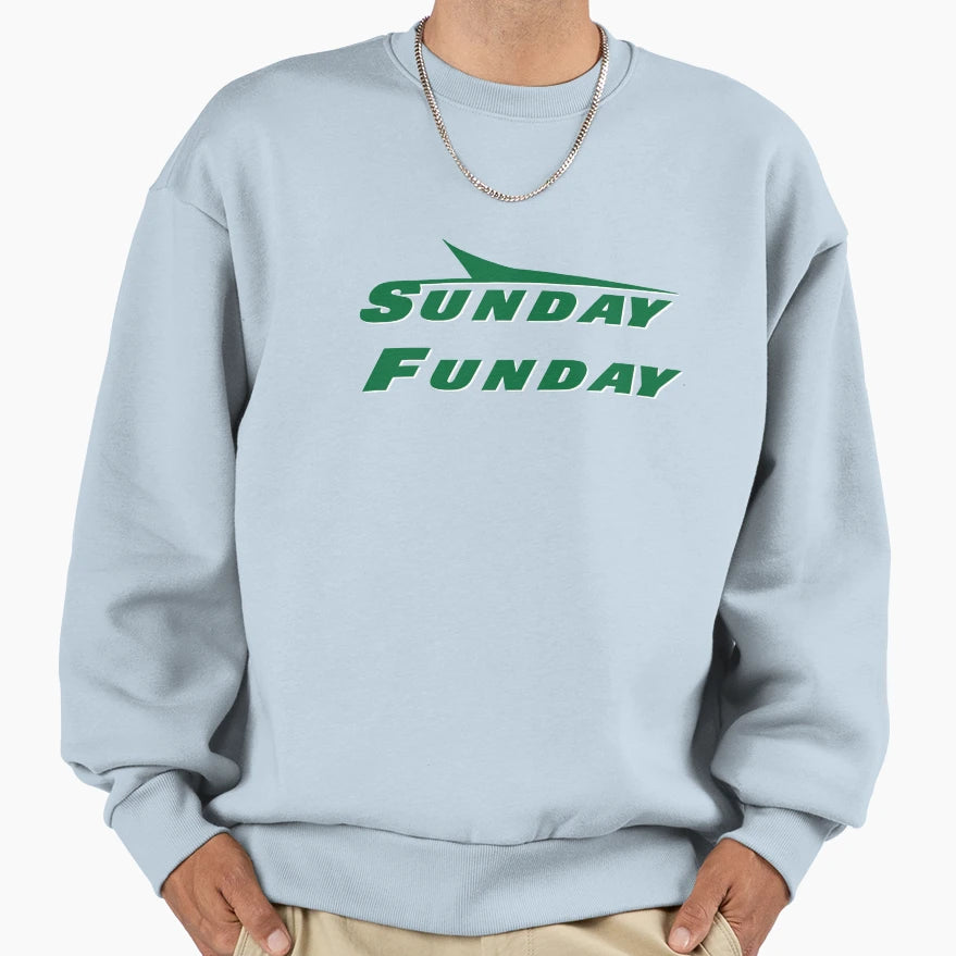 Jets Sunday Funday Logo Sweatshirt - Streetwear Style Men Women - T-Shirt, Sweatshirt, Hoodie