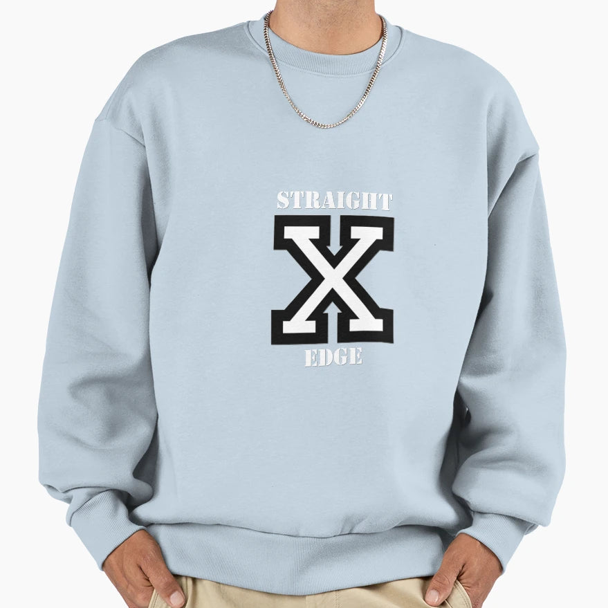 Straight Edge Sweatshirt - Fun Novelty Design for Adults - T-Shirt, Sweatshirt, Hoodie