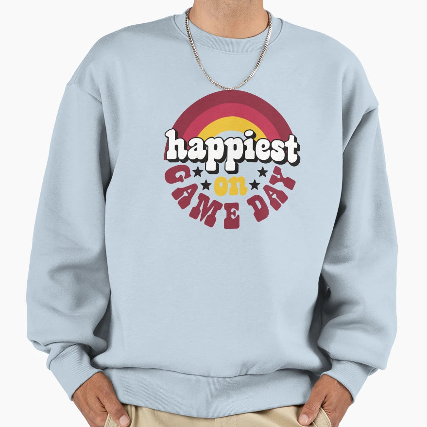Happiest Game Day Sweatshirt - Novelty Apparel for Adults - T-Shirt, Sweatshirt, Hoodie