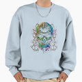 Neon Skull Rgb Strong Muscular Sweatshirt - Novelty Apparel Men Women - T-Shirt, Sweatshirt, Hoodie