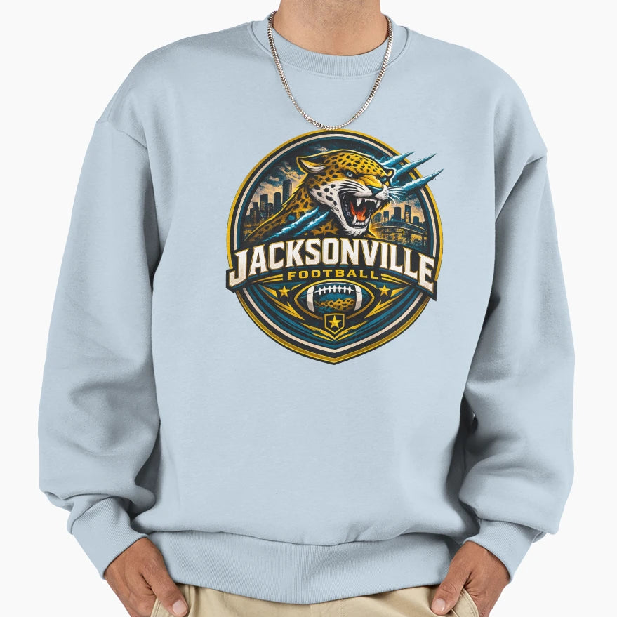 Jacksonville Football Coastal Sports Logo T-Shirt - Graphic Print Unisex - T-Shirt, Sweatshirt, Hoodie