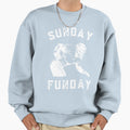 Sunday Funday Superbowl Artistic T-Shirt - Fun Novelty Design for Adults - T-Shirt, Sweatshirt, Hoodie
