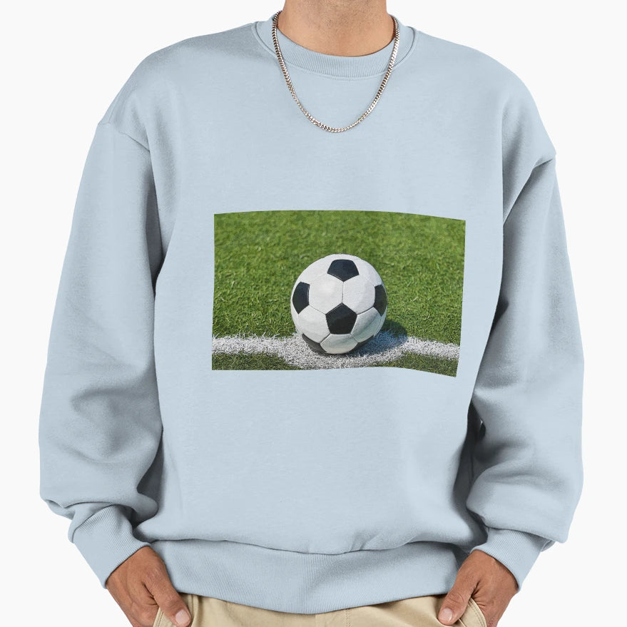 Soccer Ball Sweatshirt - Trendy Graphic Men Women - T-Shirt, Sweatshirt, Hoodie