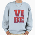 Vibe Type Red Sweatshirt - Novelty Apparel for Adults - T-Shirt, Sweatshirt, Hoodie