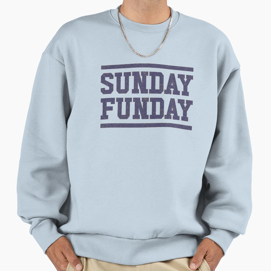 Sunday Funday Ravens Sweatshirt - Streetwear Style Men Women - T-Shirt, Sweatshirt, Hoodie