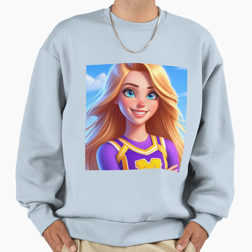 Jessica Middleton Cheerleader Sunny Sweatshirt - Minimalist Print Unisex - T-Shirt, Sweatshirt, Hoodie