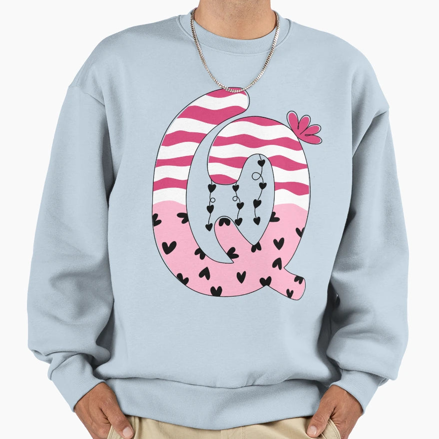 Alphabet Abc I Love You Sweatshirt - Casual Everyday Wear Unisex - T-Shirt, Sweatshirt, Hoodie