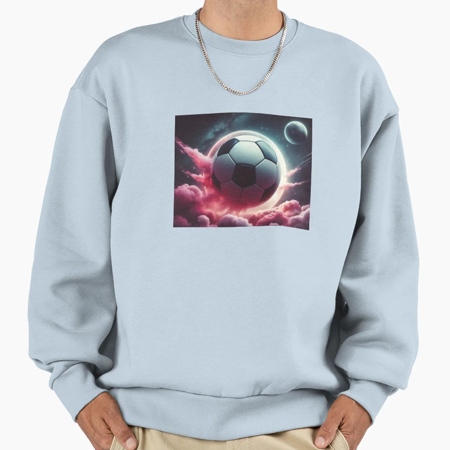 Space Soccer Sweatshirt - Custom Art Print Men Women - T-Shirt, Sweatshirt, Hoodie