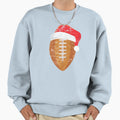 American Football Santa Hat Sweatshirt - Minimalist Print Men Women - T-Shirt, Sweatshirt, Hoodie