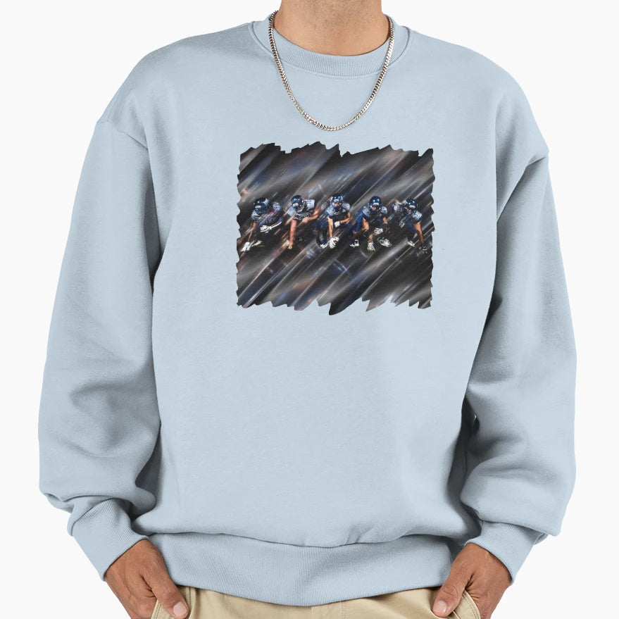 Football Game Sports Team Players Sweatshirt - Custom Art Print Unisex - T-Shirt, Sweatshirt, Hoodie