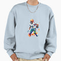 Dolphin Football Sweatshirt - Graphic Print Men Women - T-Shirt, Sweatshirt, Hoodie
